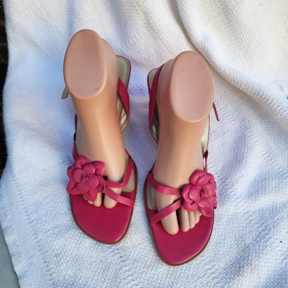 Etienne Aigner pink Kersey sandals 10 NWT‎ - Picture 3 of 11